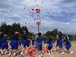 中学校の体育祭を見学して