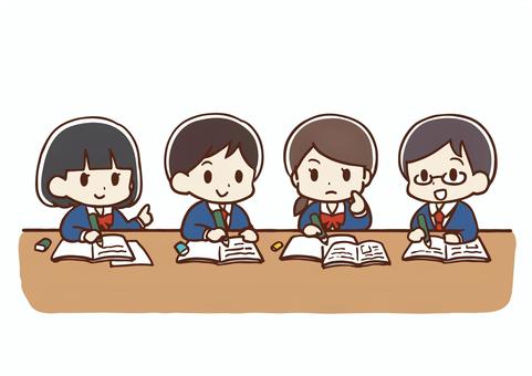 テスト前は理科や社会や国語の質問多数